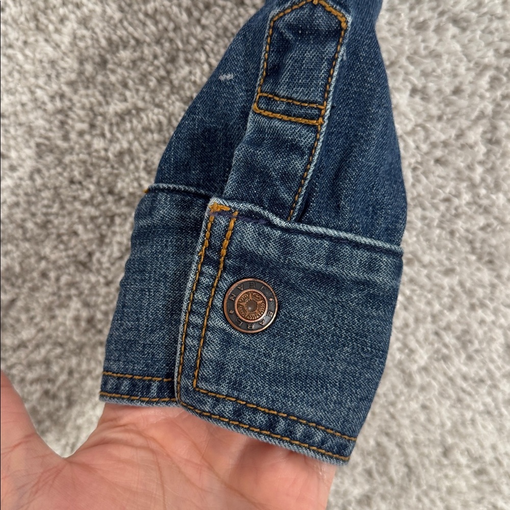 Earl Jean Cropped Lightweight Jean Jacket - Small - Picture 2 of 9
